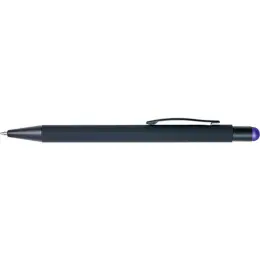 Matte Black Coated Ballpoint Pen Cobalt Blue